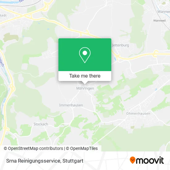 Карта Srna Reinigungsservice