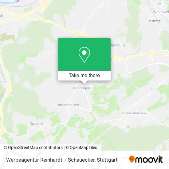 Карта Werbeagentur Reinhardt + Schauecker