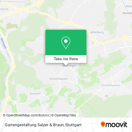 Карта Gartengestaltung Salzer & Braun