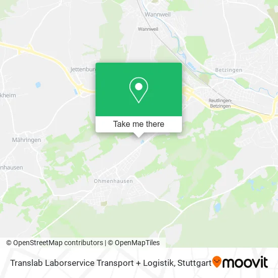 Карта Translab Laborservice Transport + Logistik