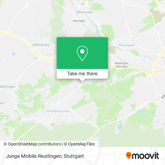 Карта Junge Mobile Reutlingen