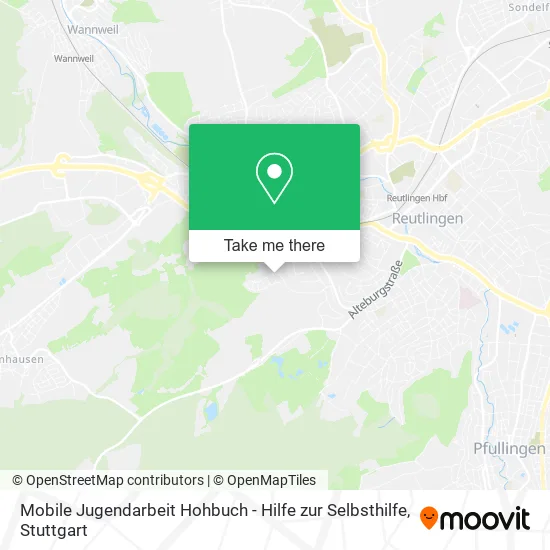 Карта Mobile Jugendarbeit Hohbuch - Hilfe zur Selbsthilfe