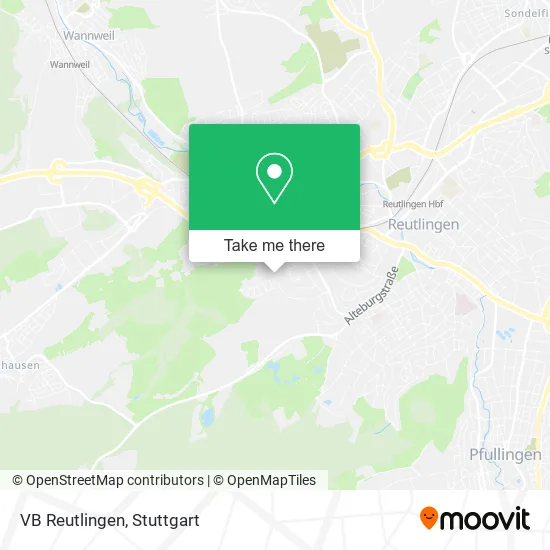 Карта VB Reutlingen