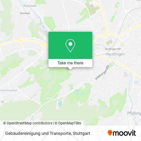 Gebäudereinigung und Transporte map