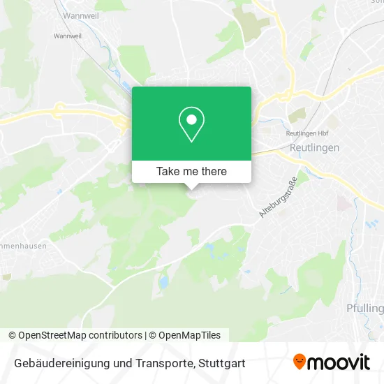 Карта Gebäudereinigung und Transporte