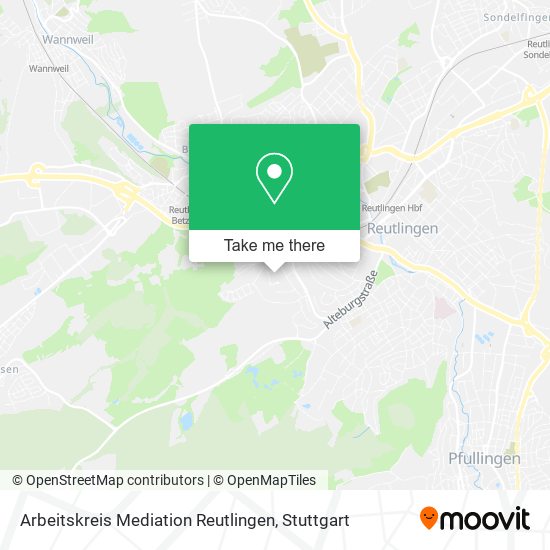Карта Arbeitskreis Mediation Reutlingen