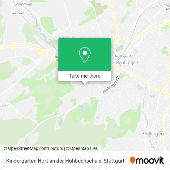 Kindergarten Hort an der Hohbuchschule map