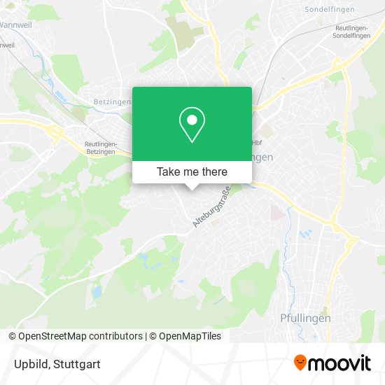 Upbild map