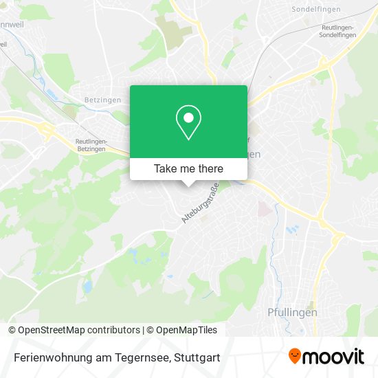 Карта Ferienwohnung am Tegernsee