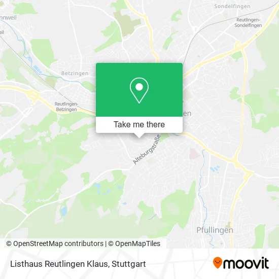 Карта Listhaus Reutlingen Klaus