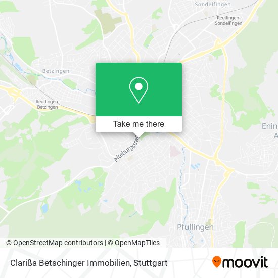 Clarißa Betschinger Immobilien map