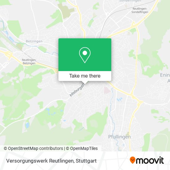 Versorgungswerk Reutlingen map