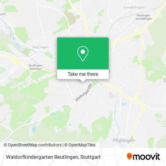 Waldorfkindergarten Reutlingen map