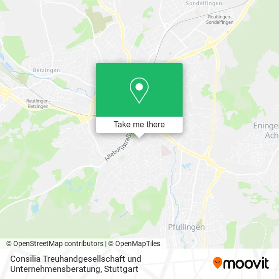 Карта Consilia Treuhandgesellschaft und Unternehmensberatung