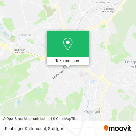 Карта Reutlinger Kulturnacht