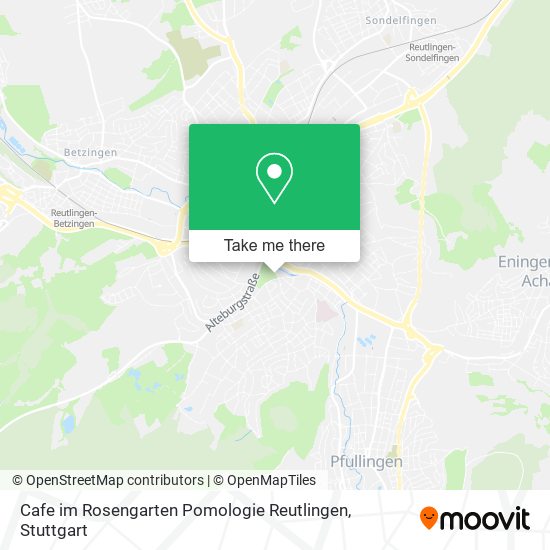 Cafe im Rosengarten Pomologie Reutlingen map