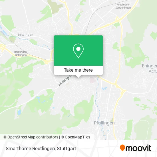 Карта Smarthome Reutlingen
