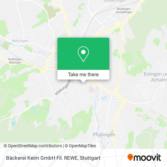 Bäckerei Keim GmbH Fil. REWE map