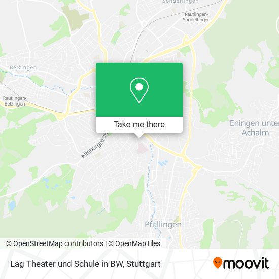 Карта Lag Theater und Schule in BW