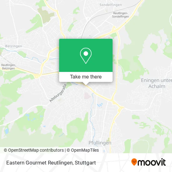 Карта Eastern Gourmet Reutlingen