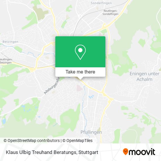 Klaus Ulbig Treuhand Beratungs map
