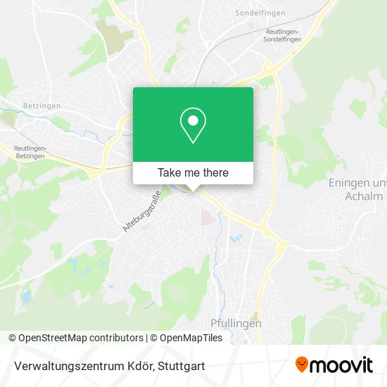 Verwaltungszentrum Kdör map