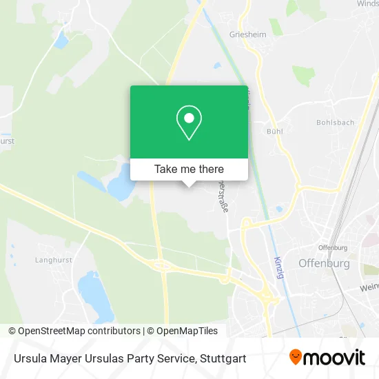 Карта Ursula Mayer Ursulas Party Service