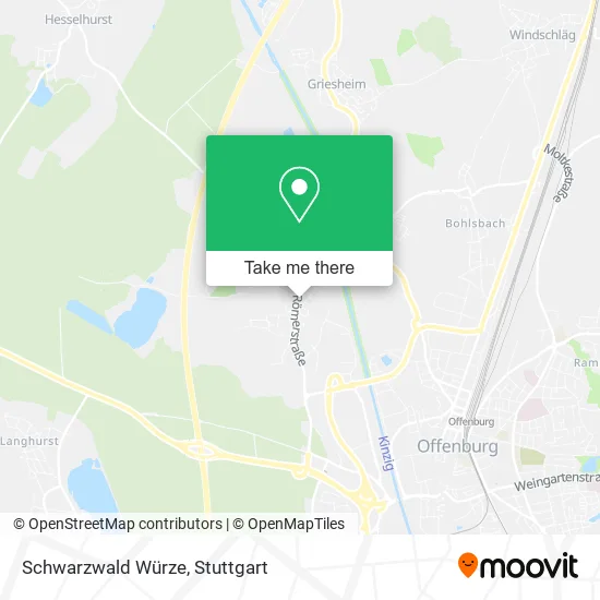 Карта Schwarzwald Würze