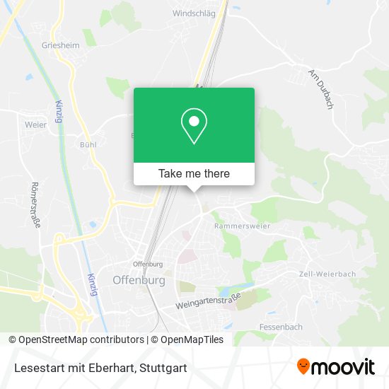 Lesestart mit Eberhart map
