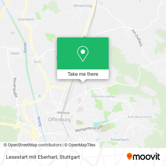 Карта Lesestart mit Eberhart