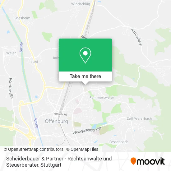 Scheiderbauer & Partner - Rechtsanwälte und Steuerberater map