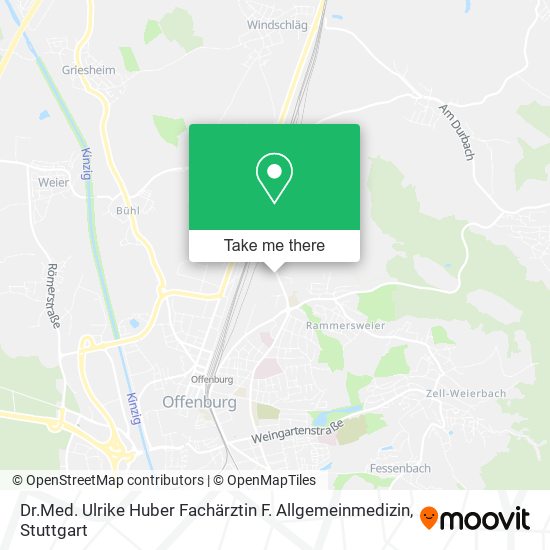 Dr.Med. Ulrike Huber Fachärztin F. Allgemeinmedizin map