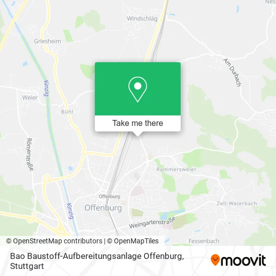 Карта Bao Baustoff-Aufbereitungsanlage Offenburg