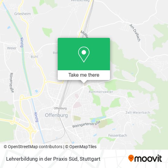 Lehrerbildung in der Praxis Süd map