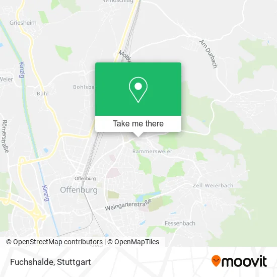 Карта Fuchshalde