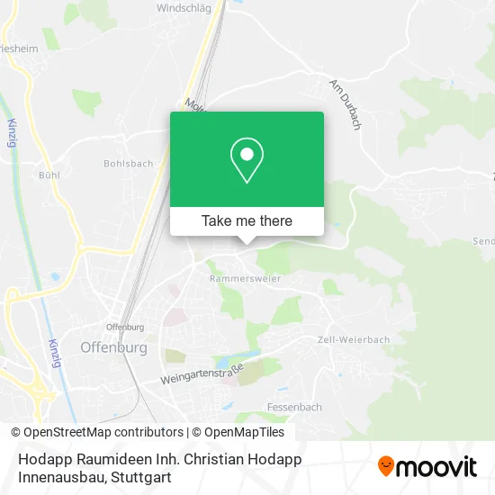 Карта Hodapp Raumideen Inh. Christian Hodapp Innenausbau
