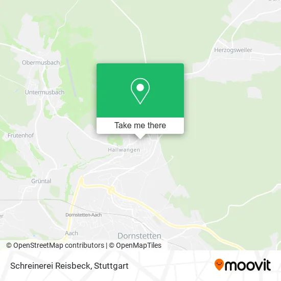 Карта Schreinerei Reisbeck