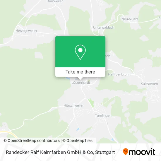 Карта Randecker Ralf Keimfarben GmbH & Co