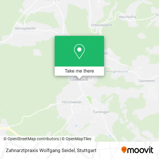 Карта Zahnarztpraxis Wolfgang Seidel