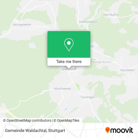 Gemeinde Waldachtal map