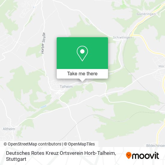 Deutsches Rotes Kreuz Ortsverein Horb-Talheim map