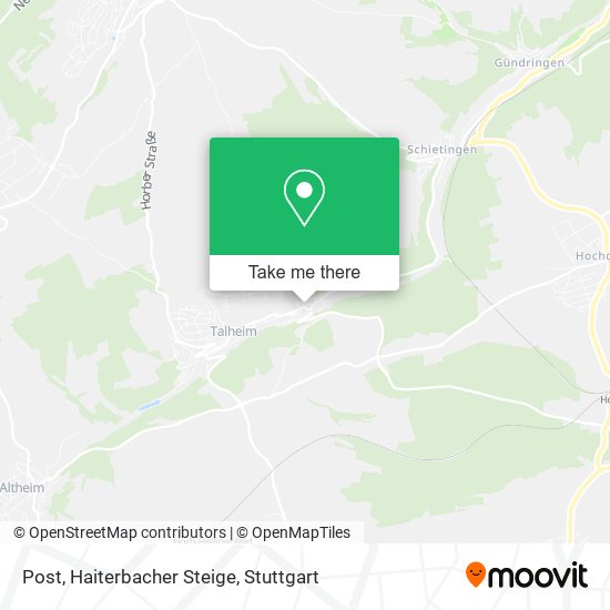 Post, Haiterbacher Steige map