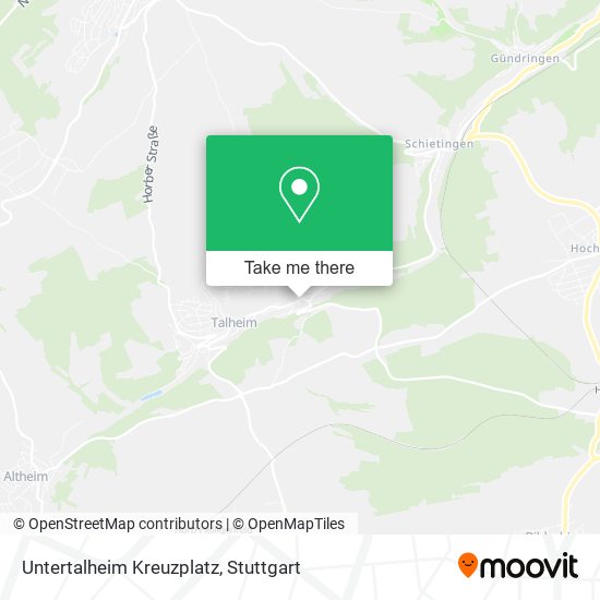 Untertalheim Kreuzplatz map
