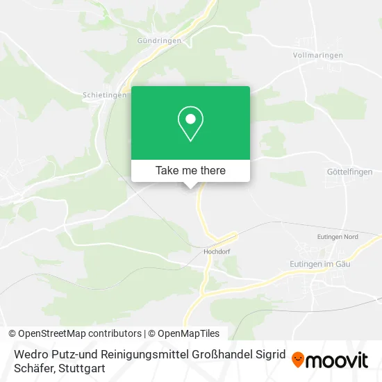 Карта Wedro Putz-und Reinigungsmittel Großhandel Sigrid Schäfer