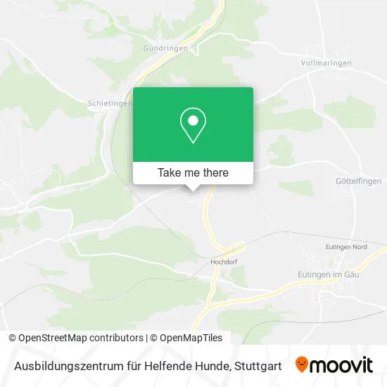 Карта Ausbildungszentrum für Helfende Hunde