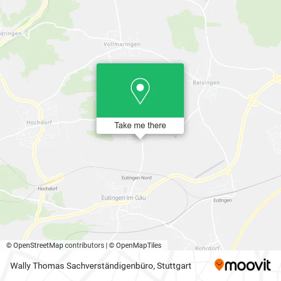Карта Wally Thomas Sachverständigenbüro