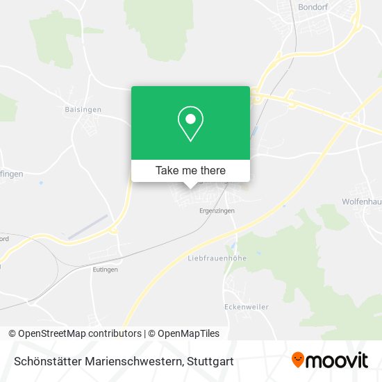 Schönstätter Marienschwestern map