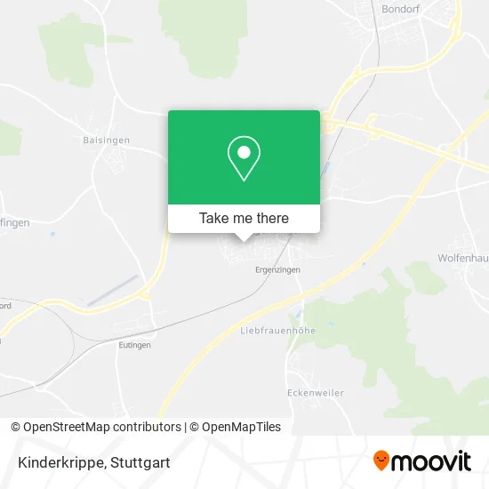 Карта Kinderkrippe