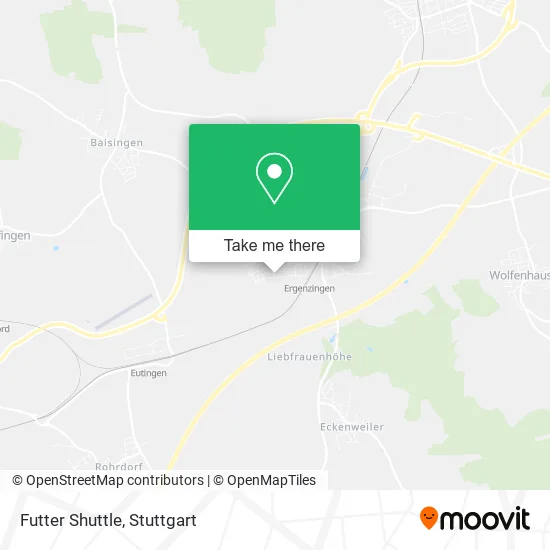 Futter Shuttle map