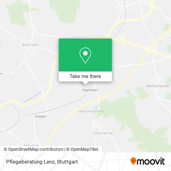 Карта Pflegeberatung Lenz